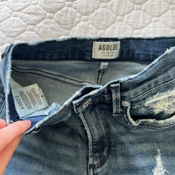 Agolde Sophie Cropped denim - Picture 4 of 8